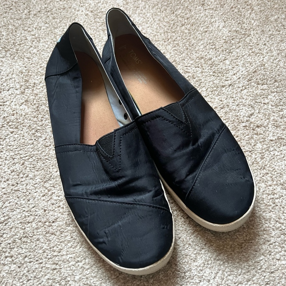 Toms, Black, Size 12